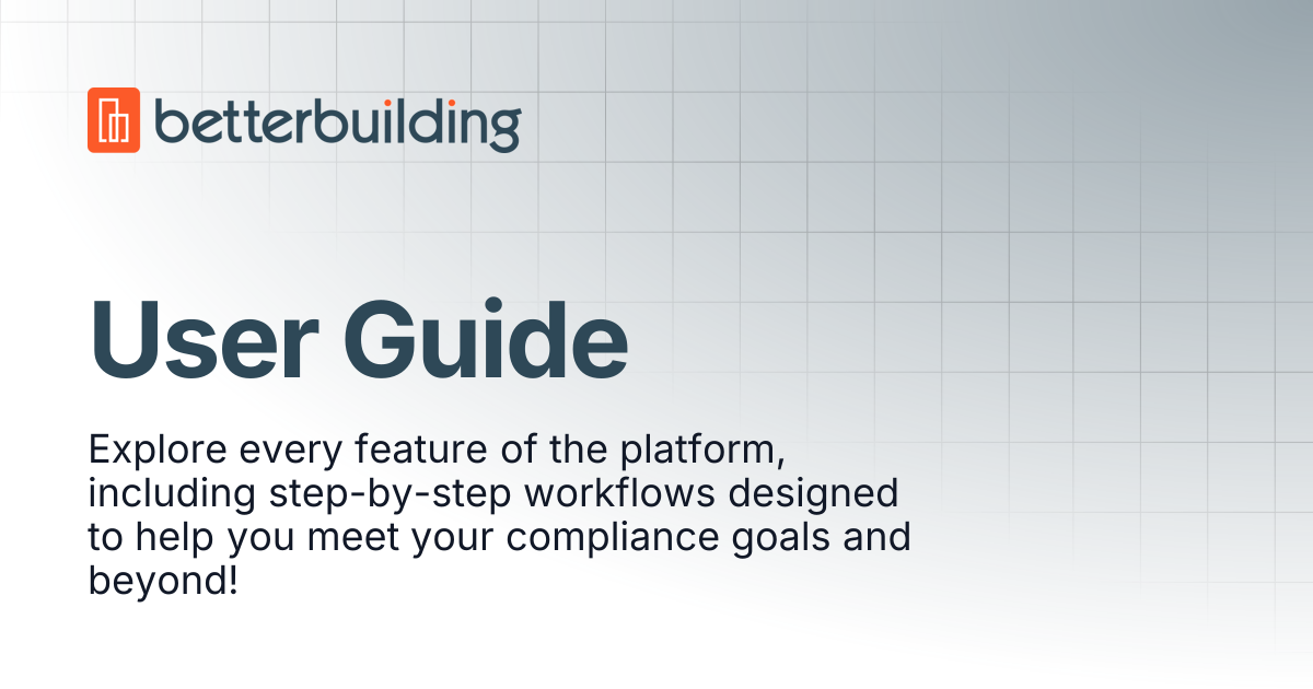 User Guide | Better Building Docs